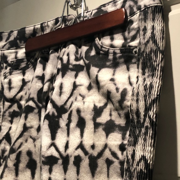 Isabel Marant H&M Biker Indigo Tie dye pants 4 US - Picture 4 of 5